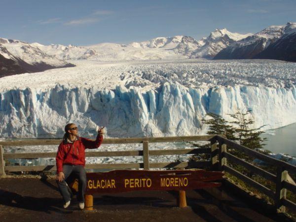 Me at the Perito Moreno Glacier