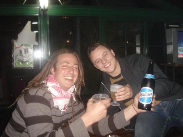 A quilmes with Stefano!!