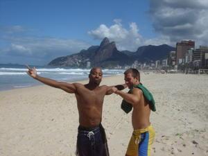 and I met these 2 cool guys at my hostel in Ipanema