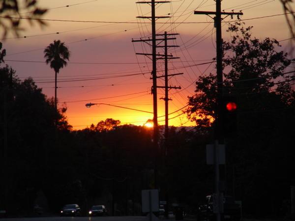 Smogy sunset - LA