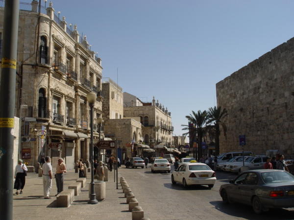 through the Jaffa gate