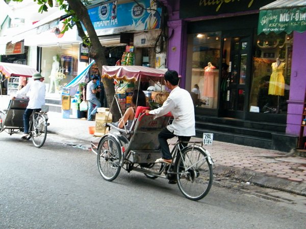 they use "cyclos" in Vietnam for people movers