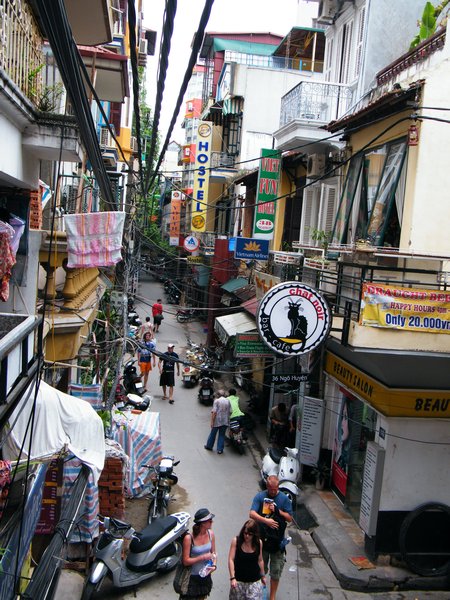 tourist strip Hanoi