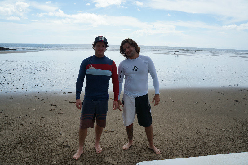 Ryan and Sean before the surf day