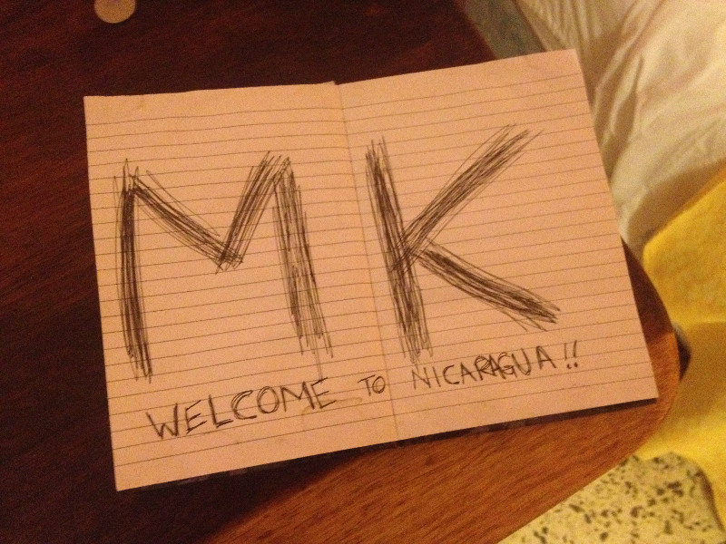 my welcome sign