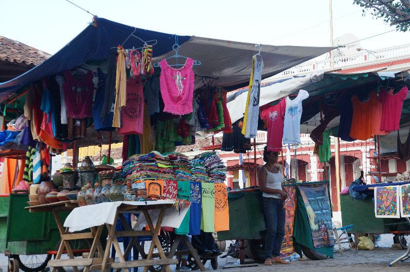 typical stall in the square 