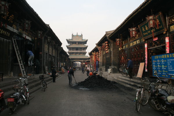 pingyao city street scene