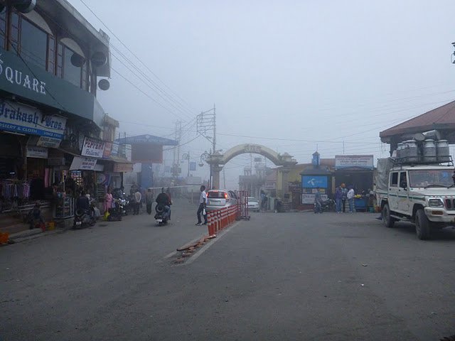 Day-1Mussooriee Market .. Full of fog.