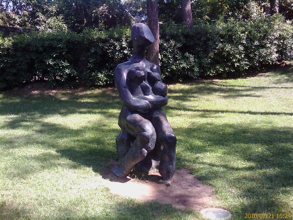 The Sculpture Garden in Poble Espanyol  