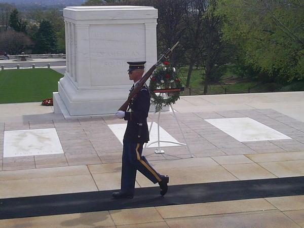 Tomb of the Unknown  Arlington Cemetery