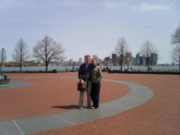 Us on Liberty Island