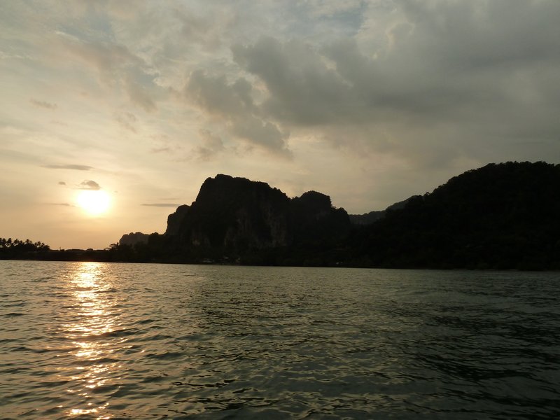 The Sun sets on another day in Thailand