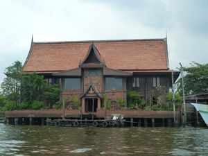 Bangkok riverside house