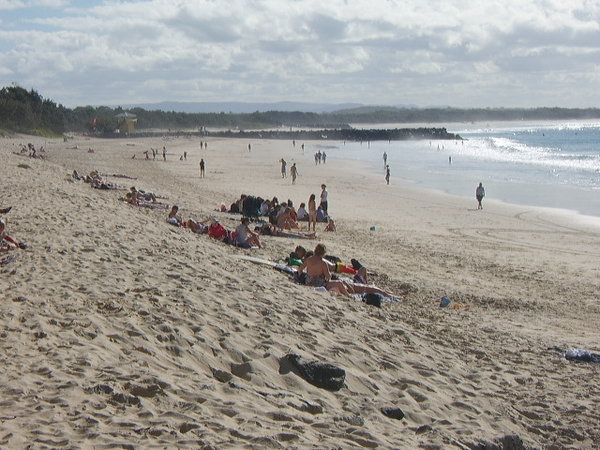 The beach at Noosa Heads