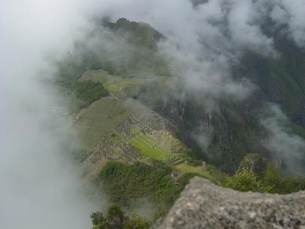 Desde o alto do Wayna Picchu - From the top of Wayna Picchu