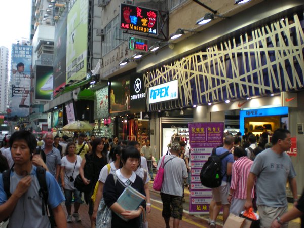Mongkok commercial streets