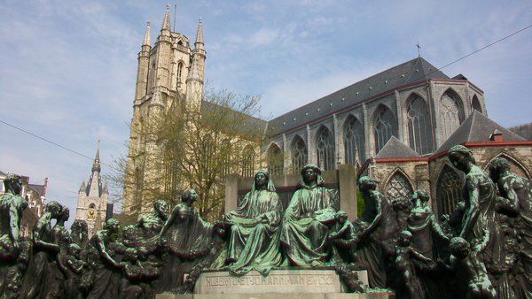 St Bavo Cathedral. Ghent, Belgium