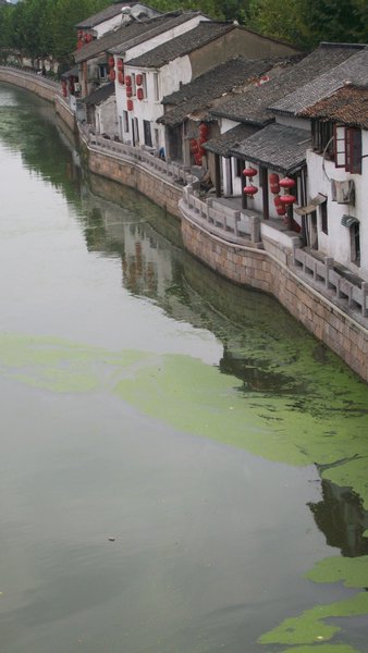 Old town and canal. Wuxi
