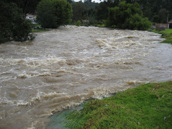 Flooded Cuenca River