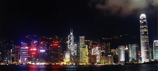 Hong Kong Waterfront at Night