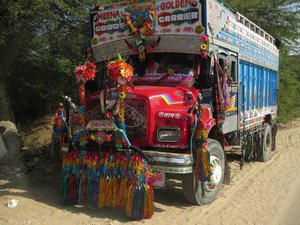 Decorated truck