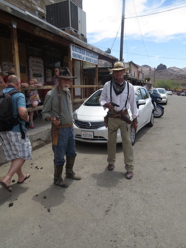 just before the shoot out at Oatman