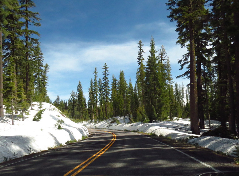 Road to Crater Lake