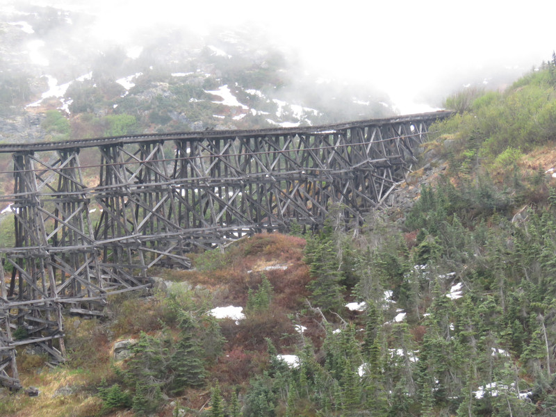 Disused part of White Pass Railroad