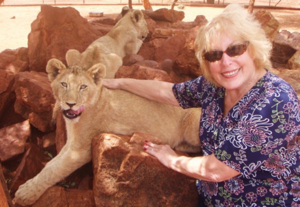 7 month old lions in Sun City, South Africa
