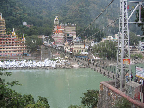 Reshikesh with the the Ganges River