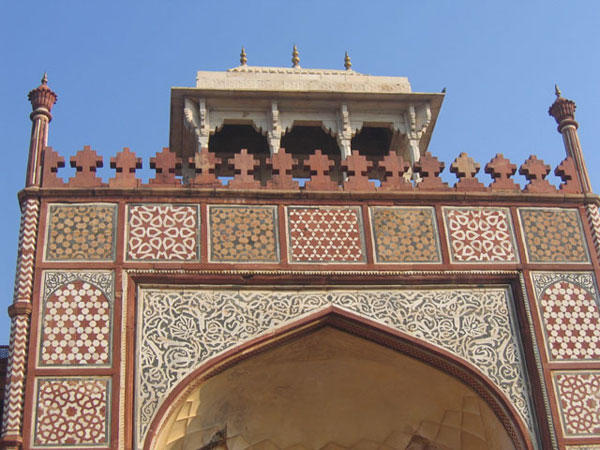 Detail of Entrance to Akbar's tomb