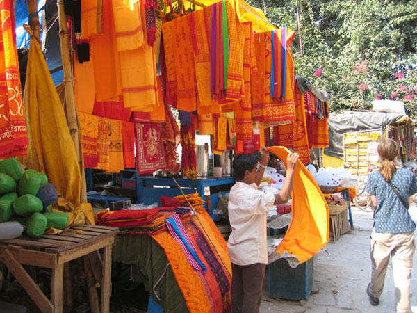 Textile Market in Varanasi