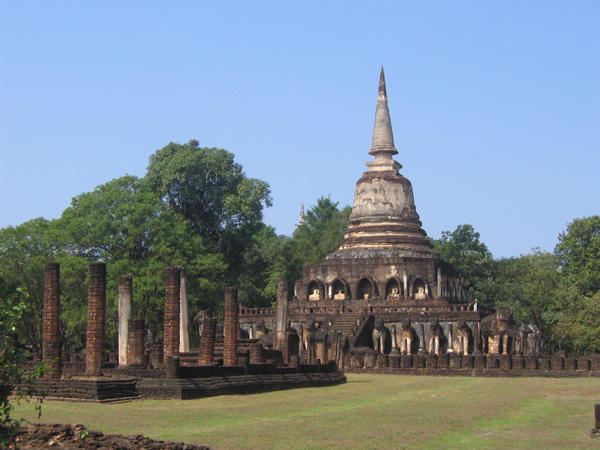 Stupa at Si Satchanalai historical park