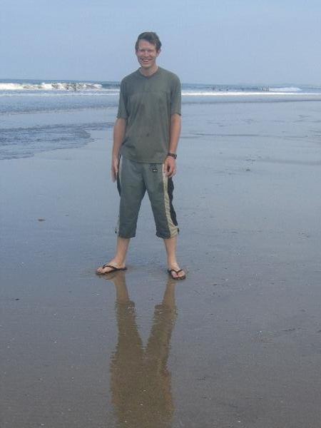 Chris on Kuta Beach in Bali