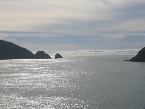Leaving the South Island and Entering Cook Strait