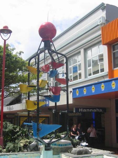 Cuba Square and the bucket sculpture