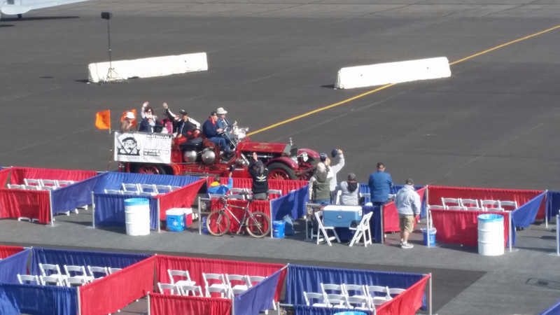 To the Victor (and His Crew) Went the Spoils – and a Ride Past the Grandstands on the Vintage Fire Truck