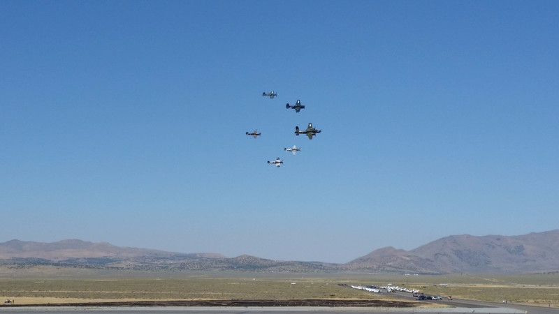 The Texas Flying Legends Performed an Initial Flyby …