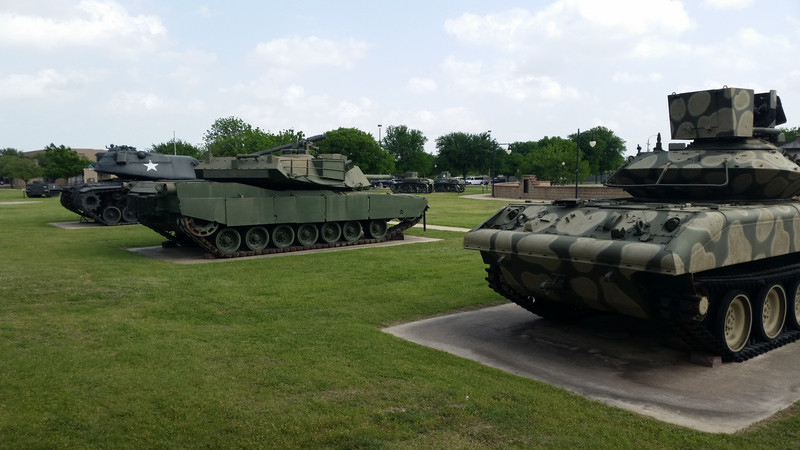 More Military Hardware Is on Display Outside