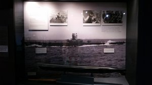 A Photo and a Model of the Submarine That Rescued Bush