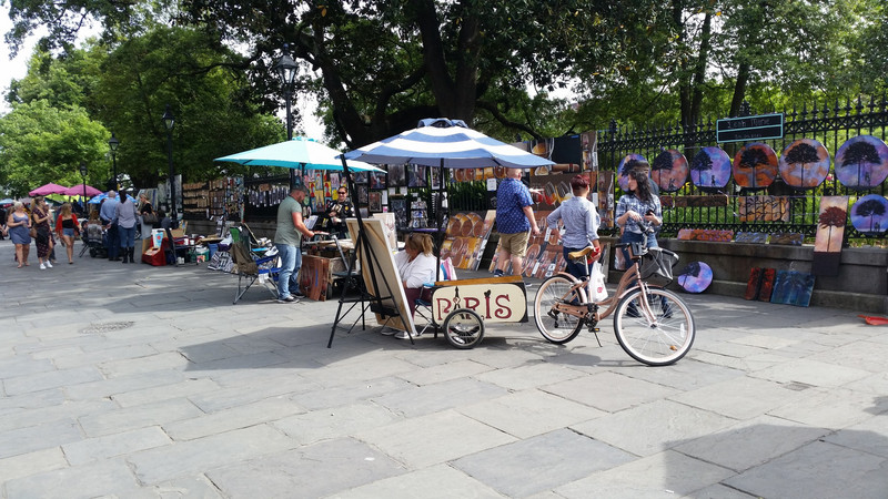 Not Only Are There Street Performers, But Street Vendors to Add to the New Orleans Vibe