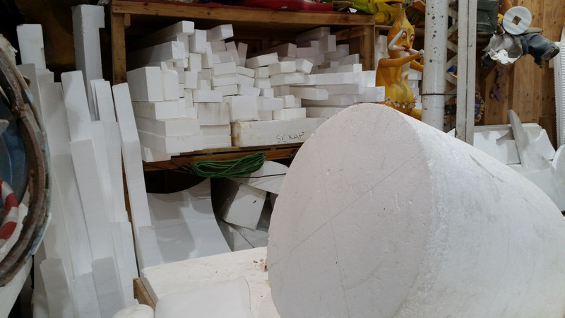 Styrofoam Comes in (or Is Reduced Into) All Sizes and Shapes