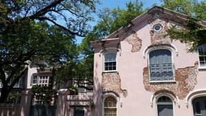 Many Applied Stucco over the Inexpensive, Commonplace Original Brick Construction to Demonstrate Wealth – The Building to the Right Is a Mere Carriage House