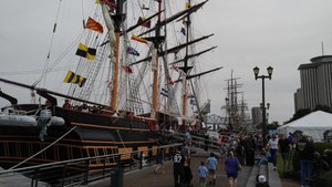 It Seemed the Folks Onboard the Tall Ships Wanted to Get Their “Time’s Worth” After Exhausting Their Patience in the Queue
