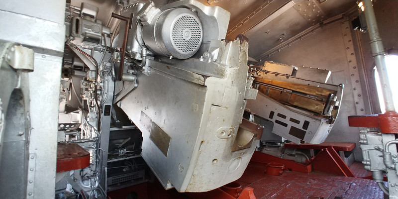 The Inside View of the 5” Gun Turret