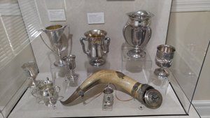 Several Silver Pieces Are on Display – I Found the Horn Particularly Interesting