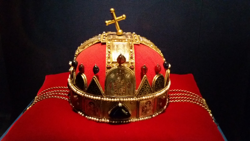 This Replica of “The Crown of St. Stephen” Was Presented by the President of the Republic of Hungary, His Excellency Arpad Gonez