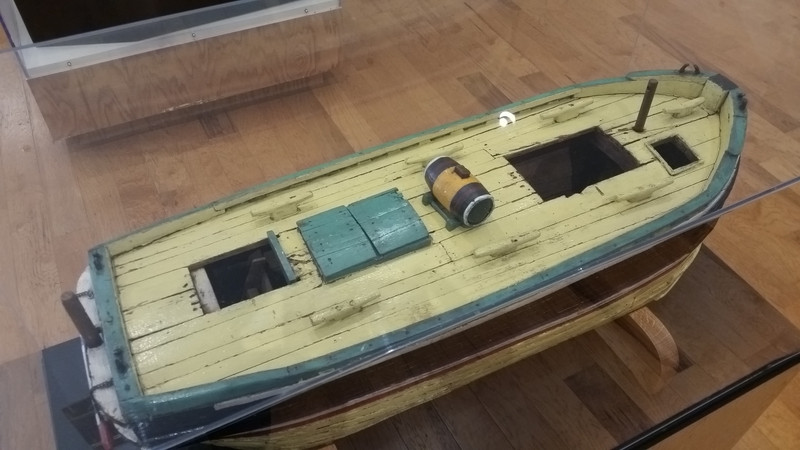 A Model of a Freight Boat Used in the Allegheny Portage Railroad
