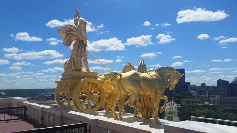Our Tour Included a Trip to the Roof for a Close-Up of the Quadriga (a Chariot Pulled by Four Horses) …