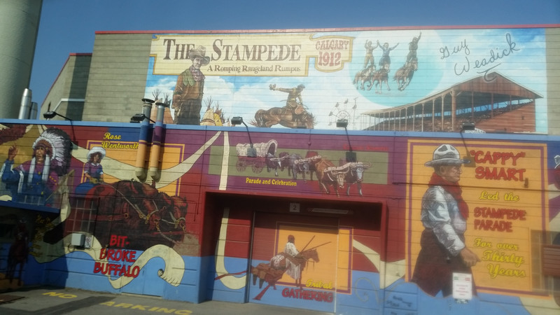 Murals Tell Part of the Stampede Story